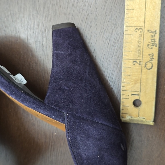 COCLICO Anthropologie Eur 39 / 9 Elegant Plum Purple Suede Women's Heels - Picture 4 of 9